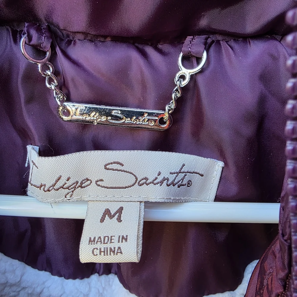 Indigo Deep Purple Quilted Vest - Picture 6 of 12